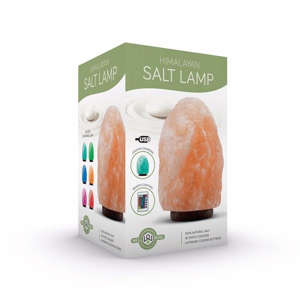 Colour Changing Himalayan Salt Lamp (USB Powered) RC