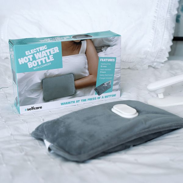 Electric Hot Water Bottle with Charger