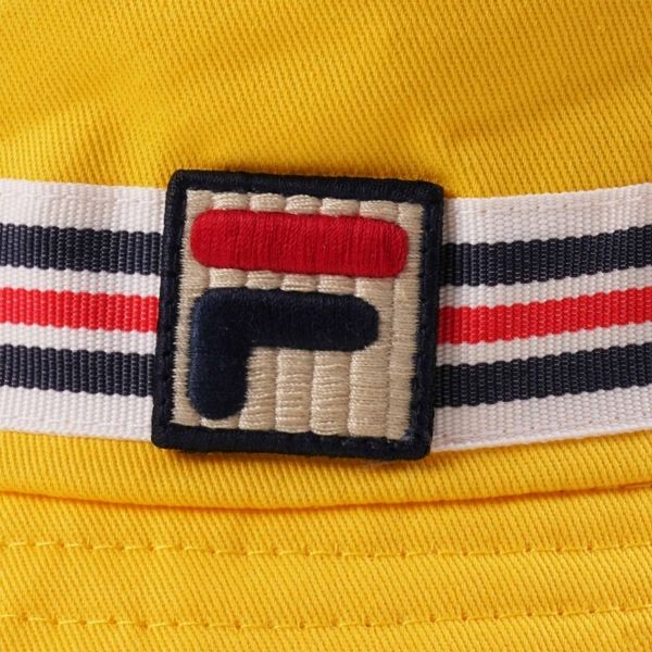 FILA JOJO BUCKET HAT WITH HERITAGE STRIPE TAPE-  HIGH VISABILITY
