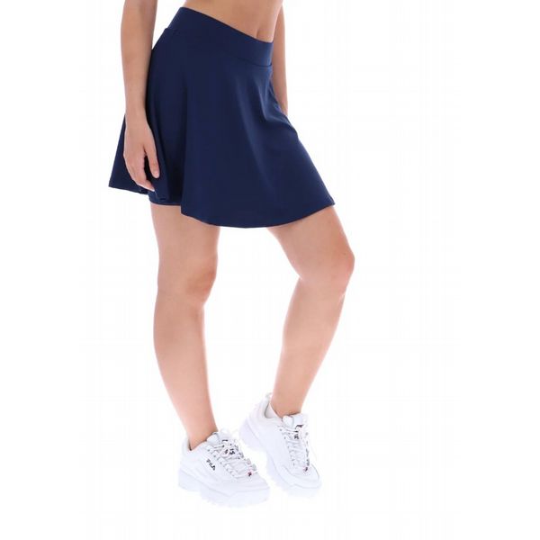 FILA SANCIA WOMENS SKATER STYLE TENNIS SKORT-FILA NAVY