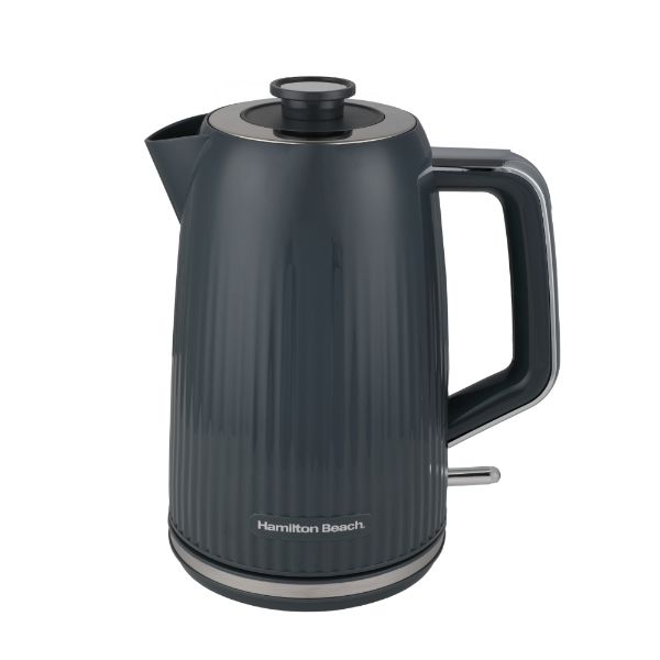 Hamilton Beach Miami Kettle and 2 Slot Toaster Bundle Charcoal