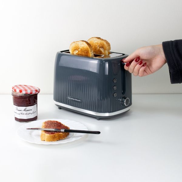 Hamilton Beach Miami Kettle and 2 Slot Toaster Bundle Charcoal