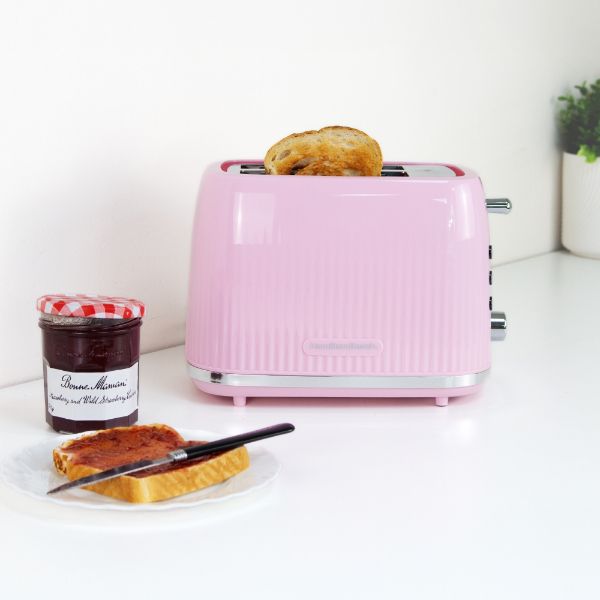 Hamilton Beach Miami Kettle and 2 Slot Toaster Flamingo Pink
