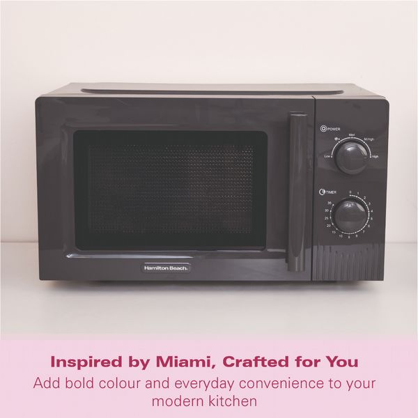 Hamilton Beach Miami 20L Microwave Charcoal