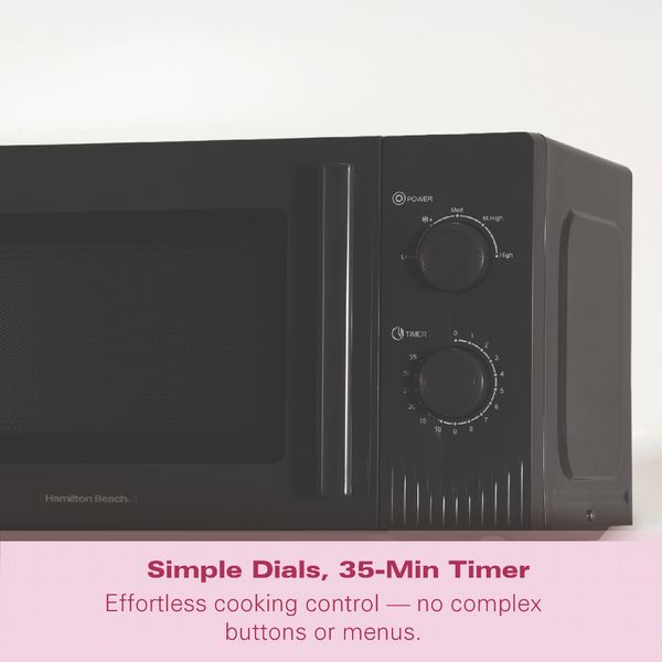 Hamilton Beach Miami 20L Microwave Charcoal