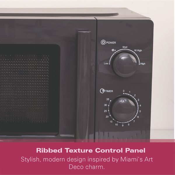 Hamilton Beach Miami 20L Microwave Charcoal