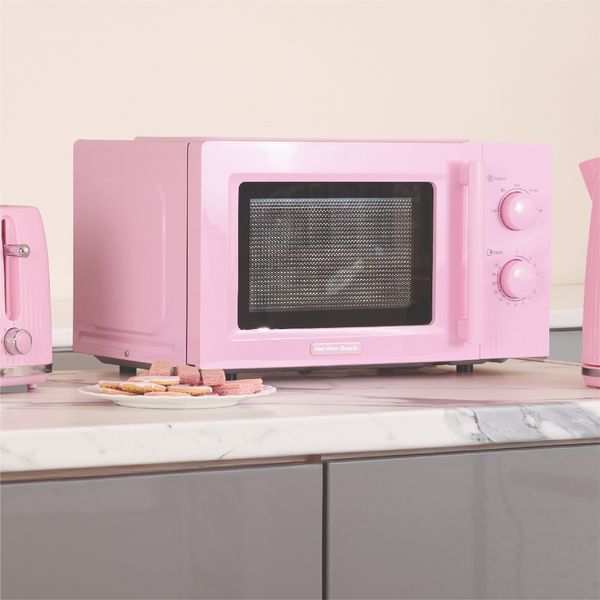 Hamilton Beach Miami 20L Microwave Flamingo Pink