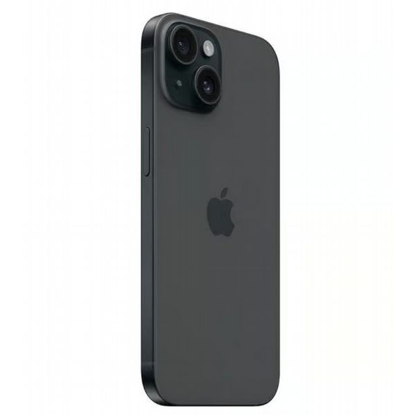 Refurbished Apple iPhone 15, 128GB, Black. Grade A.