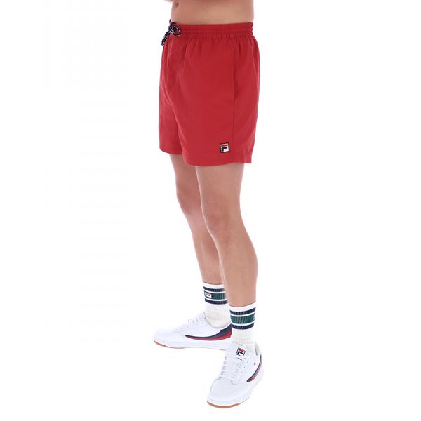 Fila Mens Swim Shorts Garnet
