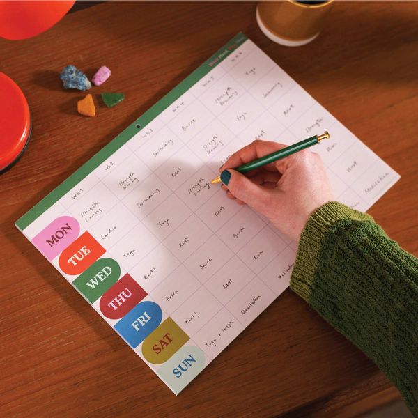 A4 Weekly / Monthly Planner Pad | Work Hard, Play Nice