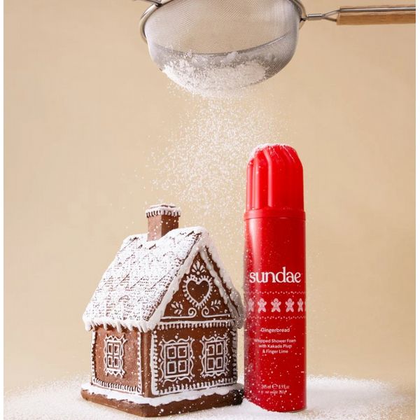Sundae Christmas Whipped Shower Foam Gingerbread