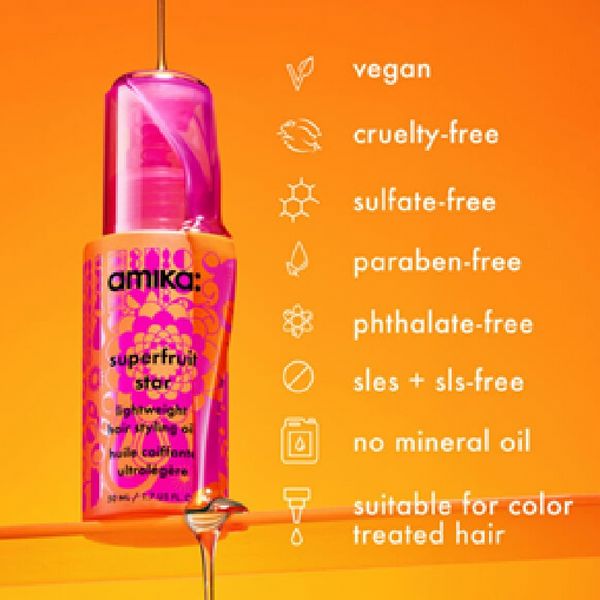 Amika Superfruit Star Lightweight Styling Oil
