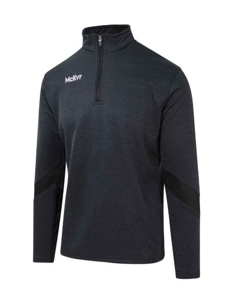McKeever Core 22 Adult 1/4 Zip Top Black