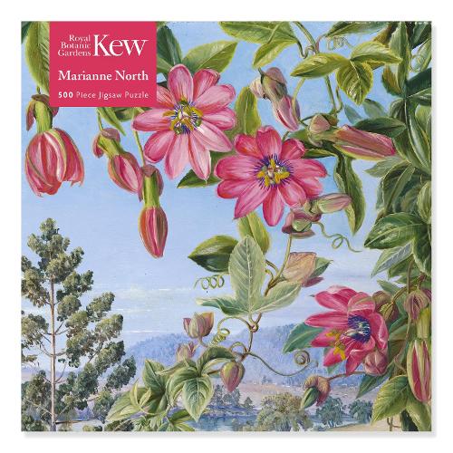  Adult Jigsaw Puzzle Kew: Marianne North: View in the Brisbane Botanic Garden (500 pieces): 500-piece Jigsaw...