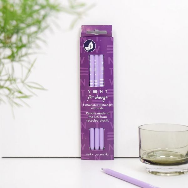 Make a Mark Recycled Pencils - Purple