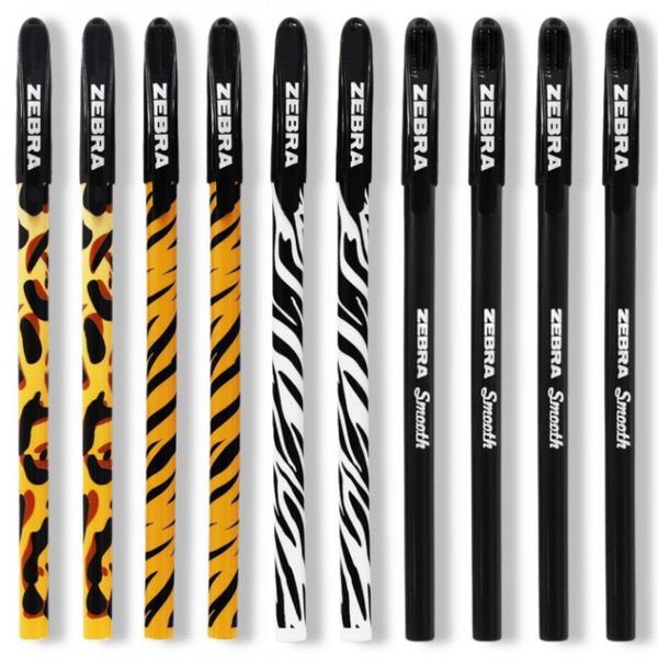 Doodler'z Smooth Stick Animal Asstd Black Ink Pack 10