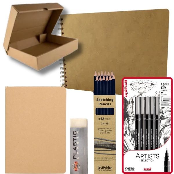 Seawhite Drawing & Sketching Art Gift Box