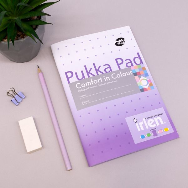 Pukka Irlen A5 Exercise Book Lavender