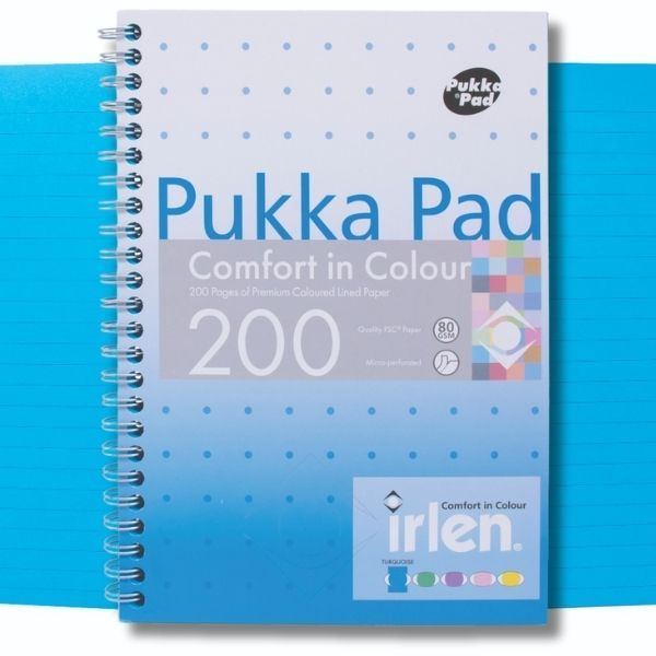 Pukka Irlen A4 Jotta Turquoise