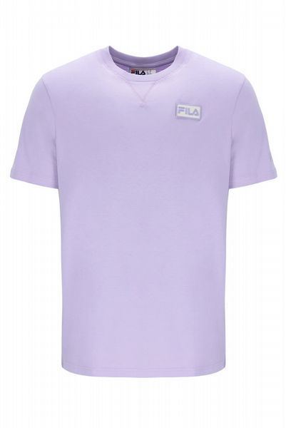 Fila - Benjiman  - Short Sleeve Tee With V Insert- Pastel Lilac S