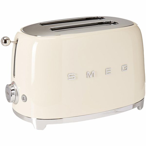 Smeg 2 Slice Toaster Cream