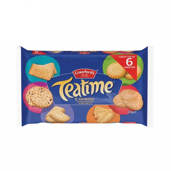 Crawfords Teatime Assorted Biscuits 275g