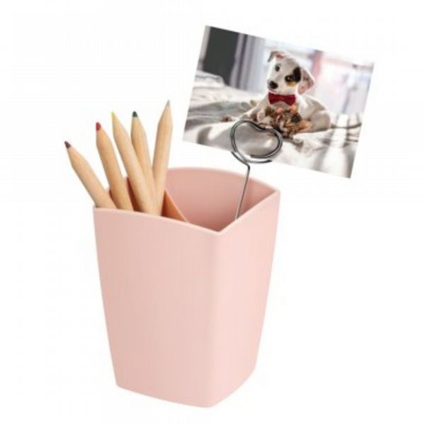 CEP Mineral Pencil Cup Pink with 2 Compartments 1005302681