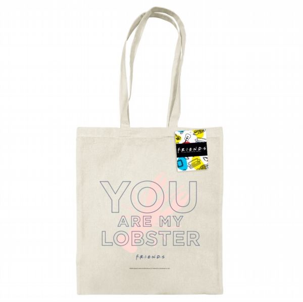 Friends (You'Re My Lobster) Natural Tote Bag