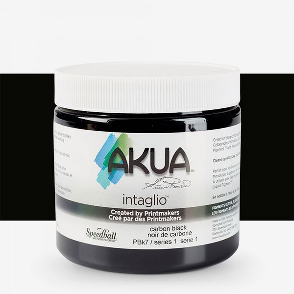 Akua : Intaglio Ink : 237ml (8oz) : Carbon Black