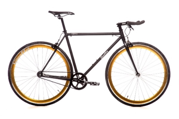 Nero Courier - Gold wheels