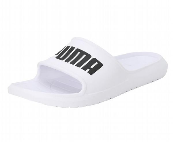 Puma Divecat Lite Sliders (White/Black)