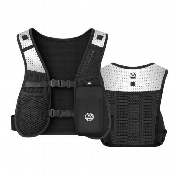 Six Peaks Hydration Running Vest (Black, XSmall/Small)